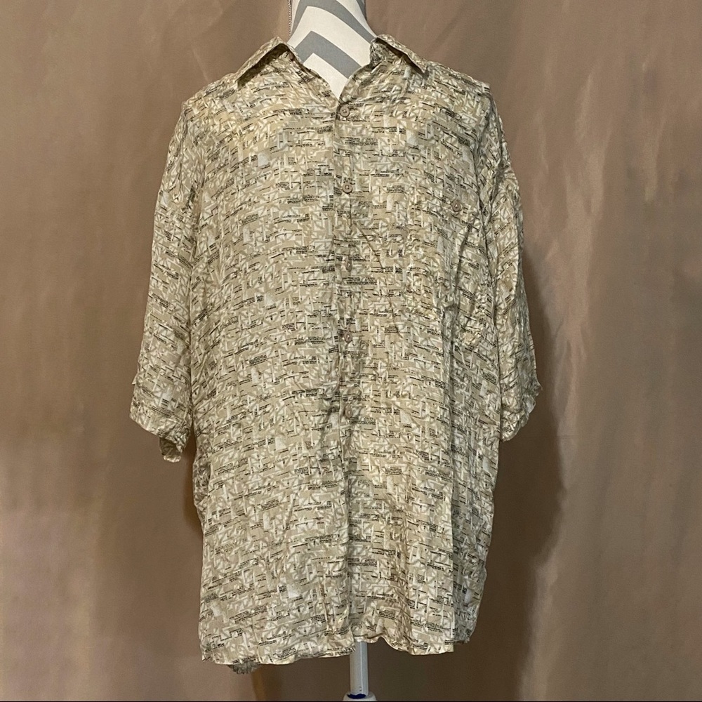 Vintage Bruno Large Silk Shirt